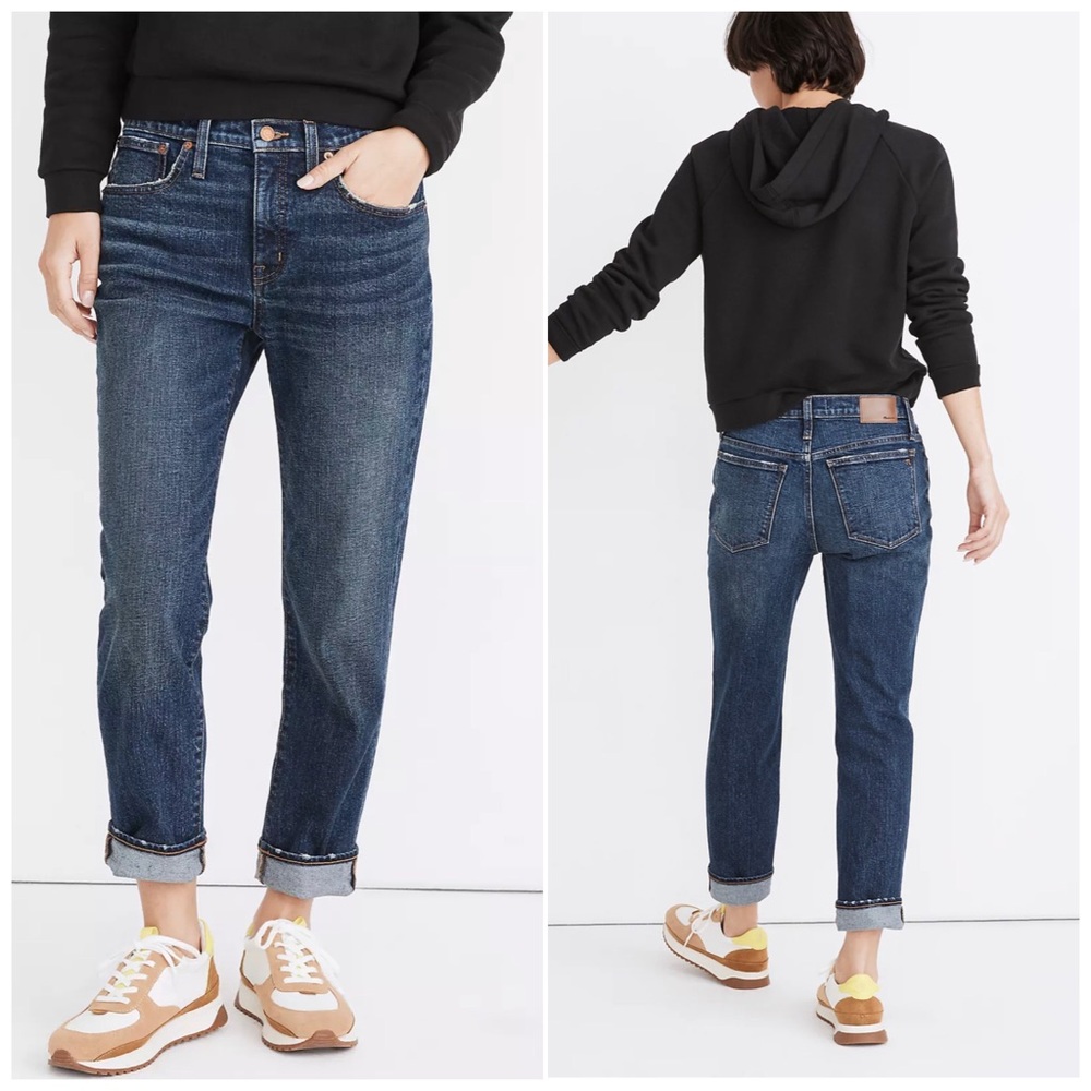 Madewell Tomboy Straight Jeans in Chaseley Wash Size 25